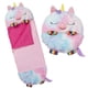 thumbnail image 1 of Almohada y saco para dormir Happy Nappers Rainbow Unicorn Kids, 1 of 9