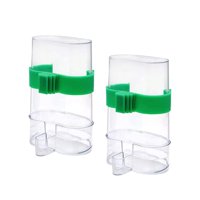 Ioensy - 2 Bebederos Automáticos Para Periquitos, Canarios Y Cacatúas.