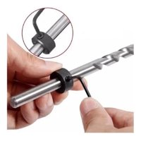 Genérica - Juego 8 U. Topes Para Brocas 3-16Mm Guía Tarugo Carpintería