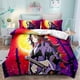 thumbnail image 1 of Bed- Duvet- Cov-er Anim-e Cartoon Demon-Sla-yer Bedding -Sets 3D Lightweigh-t 3 Piece C-omforter Sets 1 Duvet Co-ver and 2 -Pillow Shams for Boys Girl, 1 of 5