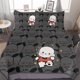 thumbnail image 1 of Pochacco Duvet Cover Set 3-Piece Bedding Set Soft Warm And Comfortable Soft Bed Set with 1 Duvet Cover And 2 Pillowcases for Bedroom All Season 86"x70", 1 of 1