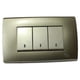 thumbnail image 1 of Interruptor triple 9/32 10A Dorado A83-P06, 1 of 2