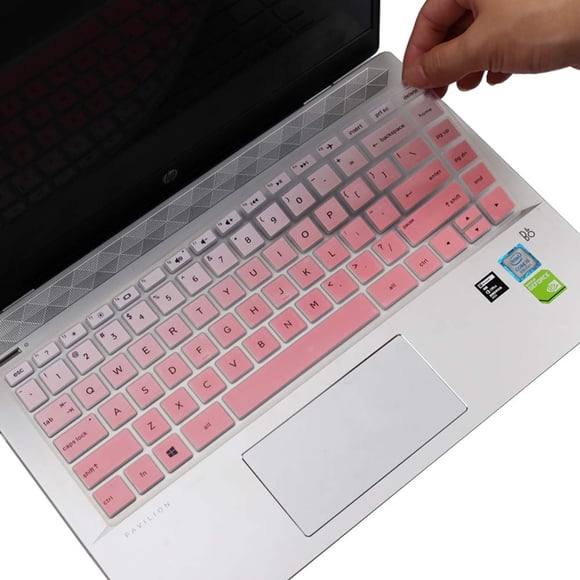 Funda de teclado ImComor para HP Pavilion X360 de 14 pulgadas, rosa