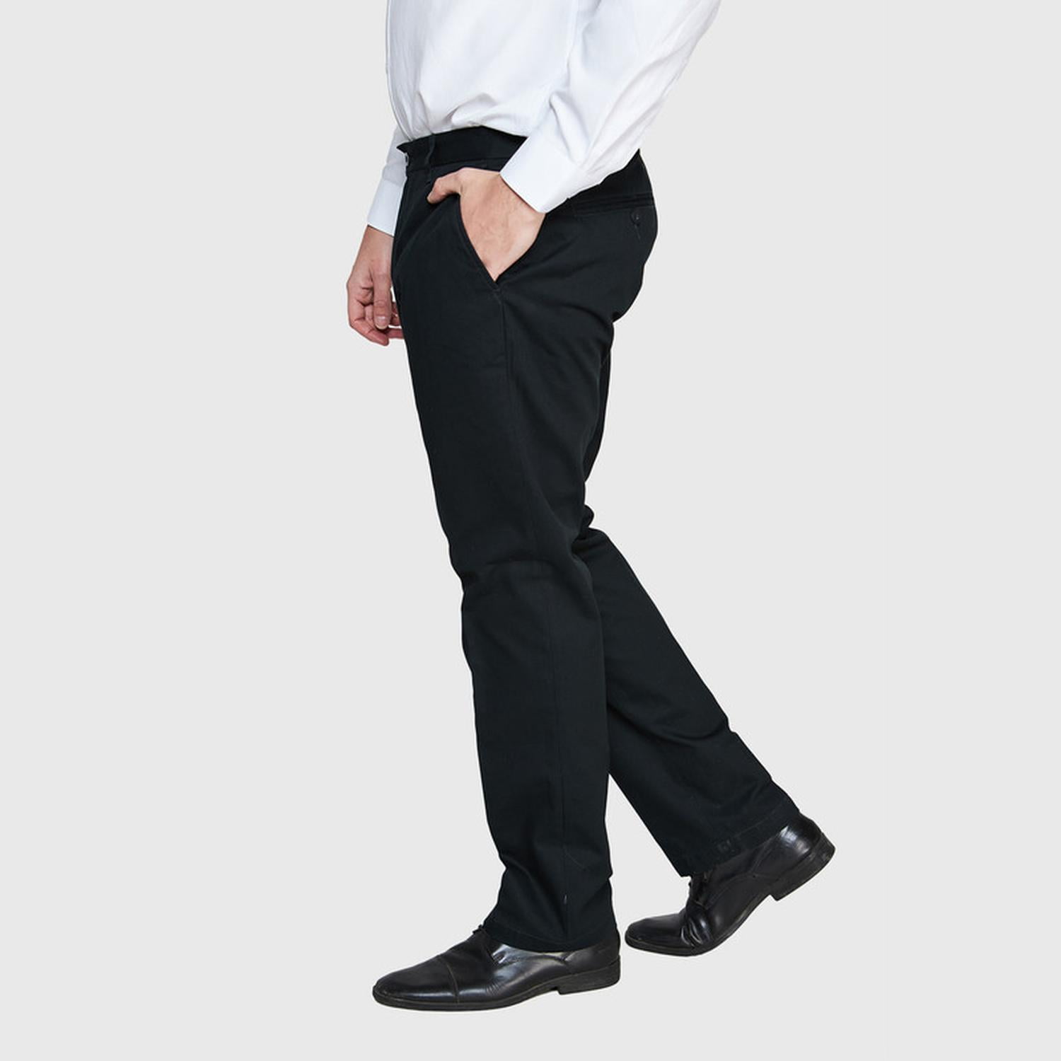 Jayson - Pantalón Gabardina Hombre S/pinzas Negro 64