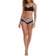 thumbnail image 2 of INSPIRE CHIC Bragas de mujer con encaje, estampado de leopardo, ultrafinas, de tiro medio, elásticas, ligeras y transpirables, talla S, color rosa claro, 2 of 5