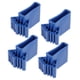 thumbnail image 3 of Paquete De 4 Fundas Para Pies De Escalera, Pata De Escalera De ático, Patas De Muebles De Silicona Duraderas, Azul, 3 of 5