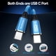 thumbnail image 2 of Cable de carga Aurnoet USB C a USB C de 6 pies, 5 unidades, 60 W, para iPhone, 2 of 7