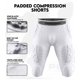 thumbnail image 2 of Faja de fútbol americano Penveer 7 almohadillas juvenil blanca YM, 2 of 6
