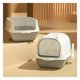 thumbnail image 3 of Arenero BaÃ±o Sanitario De Gatos Tapa Plegable Grande Gris, 3 of 5
