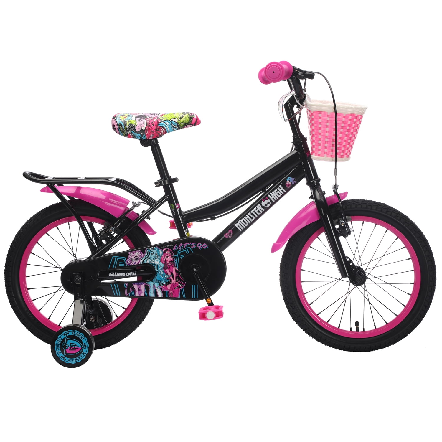 Bianchi - Bicicleta Monster High 16 Negro