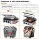 thumbnail image 4 of Planchas De Parrilla Focolk De Repuesto Para Cuisinart Gr 4np1, 4 of 5
