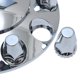 thumbnail image 4 of Tapa de cubo JESONN cromada para ruedas de 22‑24,5" de 10 agujeros 33 mm, 4 of 6