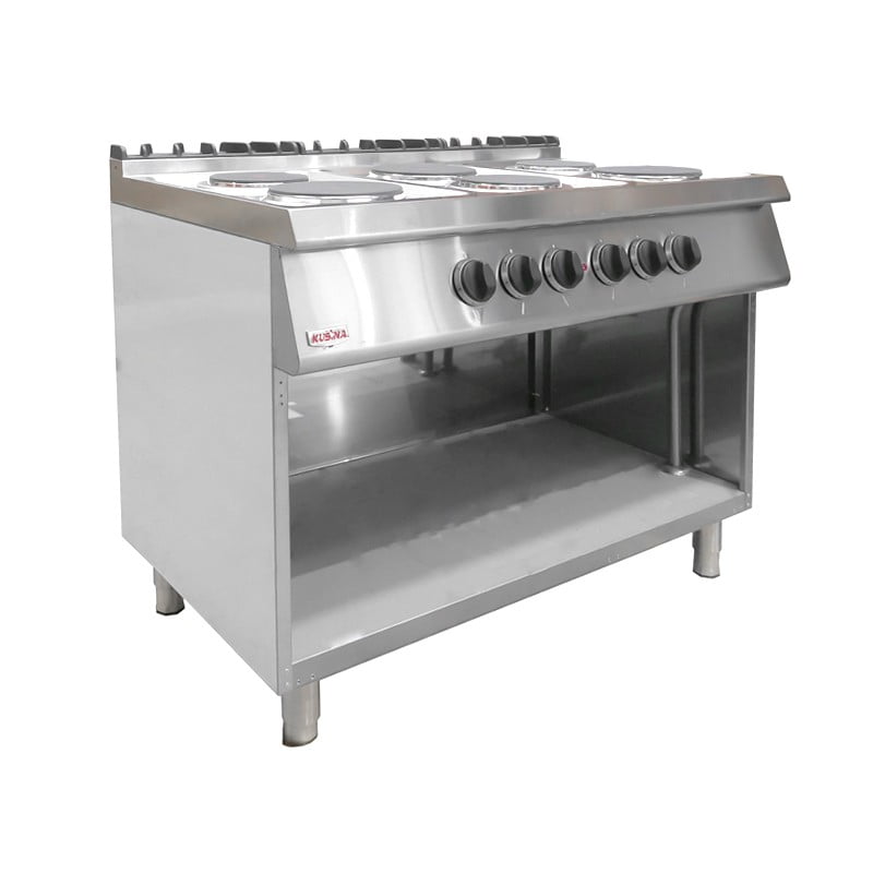 Kusina - Anafe Eléctrico 6 Platos Con Base