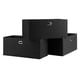 thumbnail image 1 of Almacenamiento y organización Winsome Wood Torino Black con cestas, 1 of 4