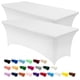 thumbnail image 1 of Mantel Utopia Kitchen Spandex, paquete de 2 unidades [2,4 x 0,76 x 0,76 m, blanco], 1 of 9