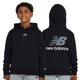 thumbnail image 1 of Buzo New Balance para niño de algodón y polar negro, 1 of 8