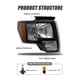 thumbnail image 3 of Faro ADCARLIGHTS Ford F150 2009‑2014 Halógeno, 3 of 9