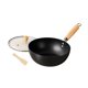 thumbnail image 2 of Sartén Wok De Hierro Para El Hogar, Sin Revestimiento, Para Cocina De Inducción, Antiadherente, 18 Cm, 2 of 5