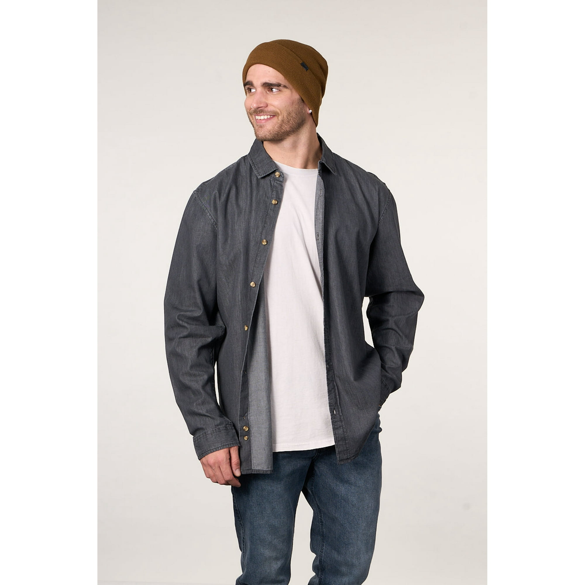 Polemic - Camisa Manga Larga Manga Larga Denim Procesada Wi5704