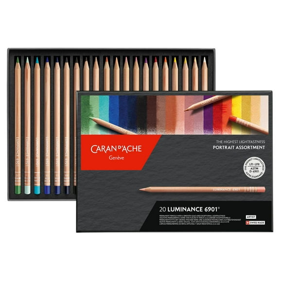 Lápices Luminance Caran d Ache Set 20 Colores