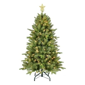 Shop E-Home - Arbol De Navidad De 1.80 Con Luces Cálidas Incorporadas Y Estrellas