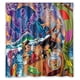 thumbnail image 1 of Cortina de ducha de Pinocho, juego de cortinas de baño con ganchos, tamaño 66 x 72 pulgadas, 1 of 3