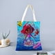 thumbnail image 2 of Ariel Junior Bolso de tela con estampado de lienzo para mujer, bolsa de compras reutilizable y estética, con cremallera interior, regalo para mujer,40*40cm., 2 of 6