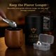 thumbnail image 3 of Set de Vasos para Whisky de Madera Carbonizada GrlGrl, 3 of 8