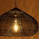 thumbnail image 4 of Lampara Colgante Rattan Negro Etéreo 80cm, 4 of 10