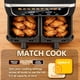 thumbnail image 5 of Freidora de Aire Simple Deluxe Doble Canasta 9.5 Qt 1700W Negra, 5 of 9