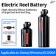 thumbnail image 5 of Batería de Rueda de Carrete Eléctrico con Pantalla de Energía de 14.8V Batería de Carrete Eléctrico de Pesca en el Mar de 7000mAh para Rueda de Gota SHIMANO DAIWA ECOODA + Cable de Alimentación de..., 5 of 7
