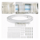 thumbnail image 1 of Riel De Cortina 5m  Ventanas De Techo Flexible,montaje Curvo, 1 of 6