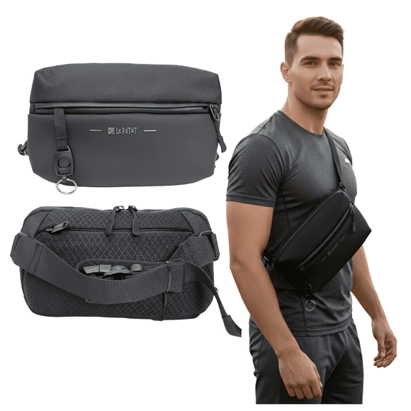 Banano Leastat Bolso De Hombro Para Hombres Bolso Cruzado Casual