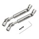 thumbnail image 4 of 2 Piezas Accesorios De Eje De Accionamiento De Automóvil RC Para MN82 MN78 LC79 1:12 Escala RC CAR Silver, 4 of 5