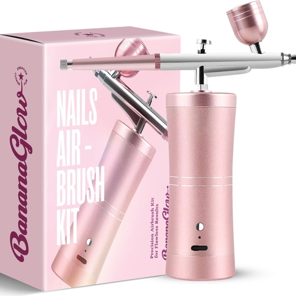 Kit de Aerógrafo Banana Glow Sin Cable Recargable Pro