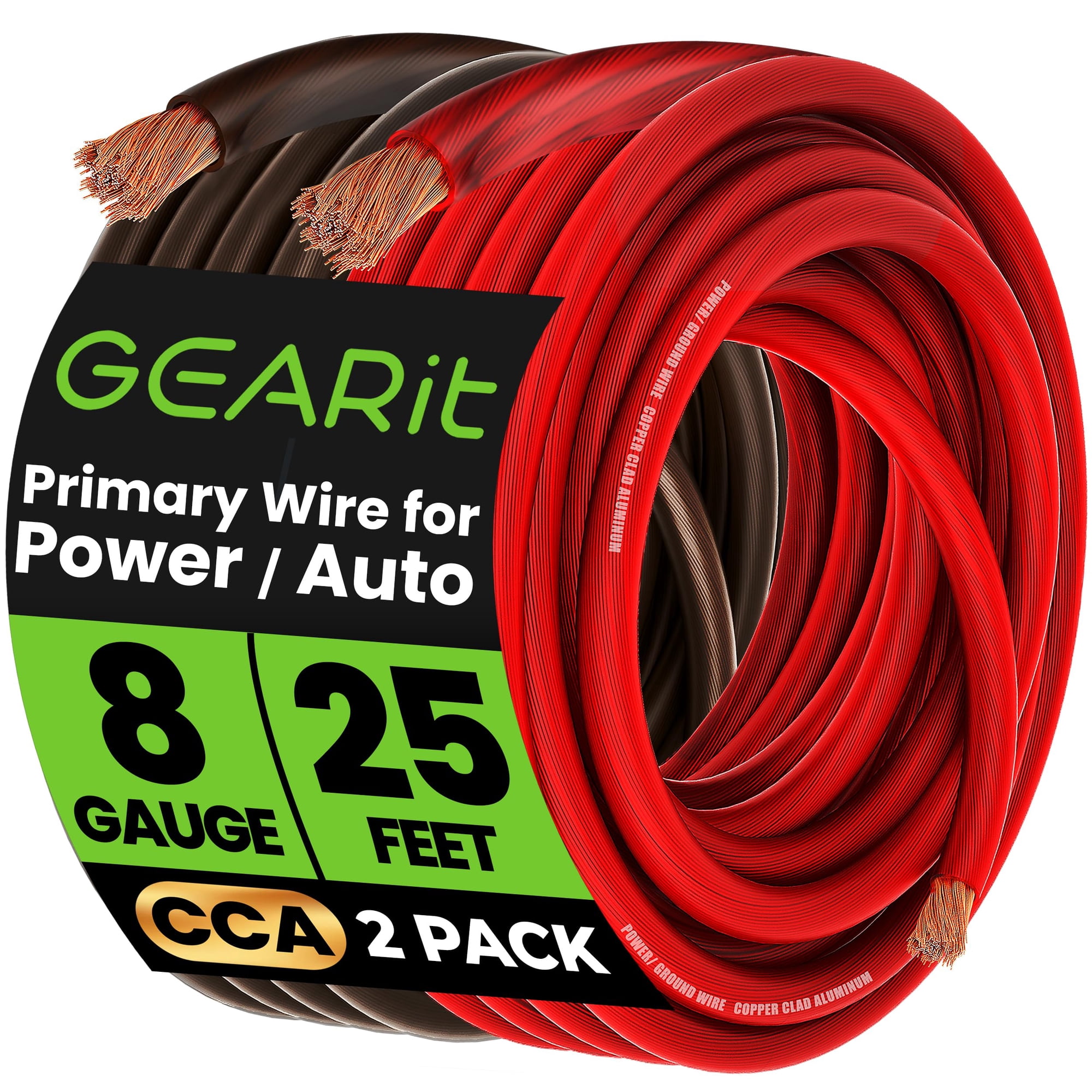 Calibre 8 Wire Gearit Para Alimentación/tierra De Automóviles (7,62 M) Cca