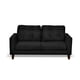 thumbnail image 2 of Sofa Napoles 2C Tela Velvet Negro, 2 of 6