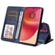 thumbnail image 3 of Funda Billetera para Motorola Edge 50 Fusion con Porta Tarjetas y Soporte Ajustable Azul, 3 of 4