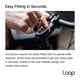 thumbnail image 3 of Soporte compacto de metal Loop Micro para celular en bicicleta, negro, 3 of 8