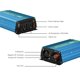 thumbnail image 3 of Inversor De Corriente De Cc 12 V A Ca 120 V 300 W Con Usb, 3 of 9