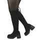 thumbnail image 2 of Bota Larga Mujer Gamuza 27 Yassne Negro, 2 of 5