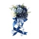 thumbnail image 1 of Bouquet nupcial, flor de rosa artificial, decoración del hogar, decoración falsa romántica para regalos de cumpleaños de la novia Acción de Gracias Estilo E, 1 of 5