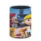 thumbnail image 3 of Bob el Constructor-theme Cylinder Pen Holder Pencil Organizer with Flannel Lining PVC Leather Material Cardboard Base for study work 10*8CM, 3 of 6