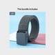 thumbnail image 1 of Men's Nylon Canvas Belt Plastic Buckle Metal-Free Military Tactical Waist Belt Outdoor Hiking Web Webbing Belt, 1 of 5