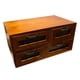 thumbnail image 2 of Caja De Almacenamiento De Escritorio De Madera Con Soporte Elevador De Monitor De Escritorio Multifuncional Con Cuatro Cajones, 2 of 4