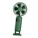 thumbnail image 2 of Mini Ventilador De Mano Silencioso, Ventilador Plegable Ajustable De 5 Velocidades Para Dormitorio, Hogar, Dormitorio, Verde, 2 of 3