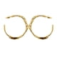 thumbnail image 1 of 2x Pendientes Irregular Hermoso Simple único Joyas Mujer Talla L Oro, 1 of 5