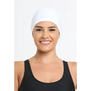 Samia - Gorro De Natación De Lycra Blanco