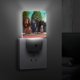 thumbnail image 4 of La Familia Addams 3 Luz nocturna LED con sensor de anochecer a amanecer para dormitorio, baño, pasillo, escaleras - Lámpara LED nocturna de enchufe, 0.5W - 1 pieza, 4 of 6