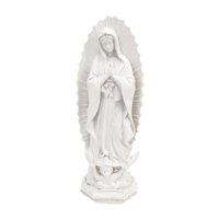 Magideal - Estatuilla De Madre María, Figura De Nuestra Señora De Fátima, Decoración De Capilla, Escultura Religiosa, Estatua De María Santísima Para Decoración